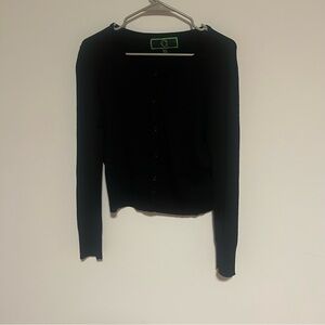 C. Wonder Classic Black Cardigan